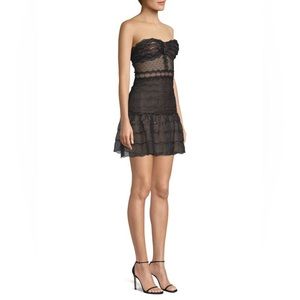 ALEXIS
Adlai Strapless Sheer Mini Dress